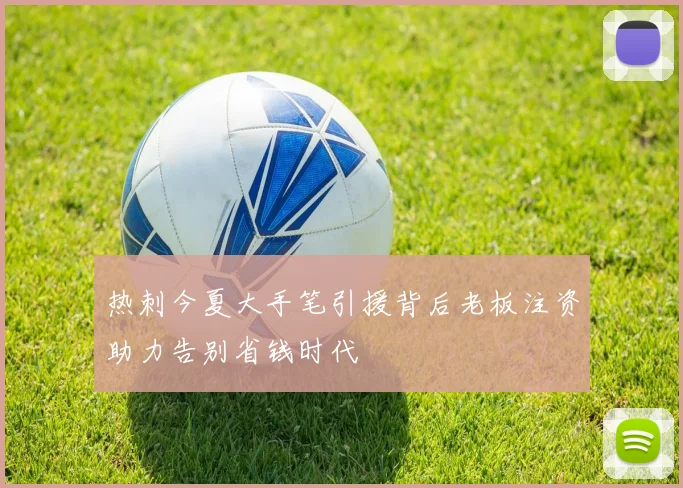 热刺今夏大手笔引援背后老板注资助力告别省钱时代